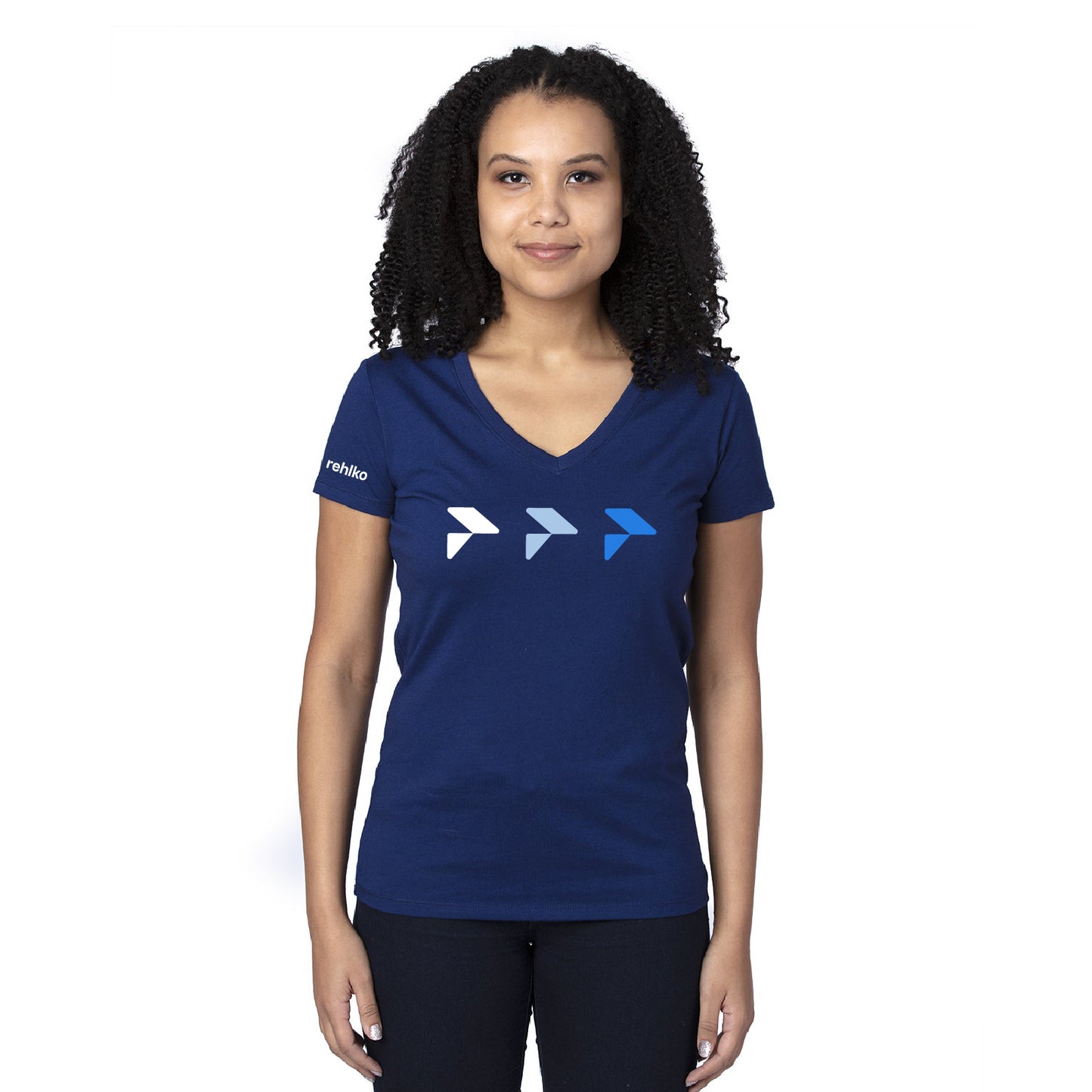 Threadfast Apparel Ladies' Ultimate CVC V-Neck T-Shirt