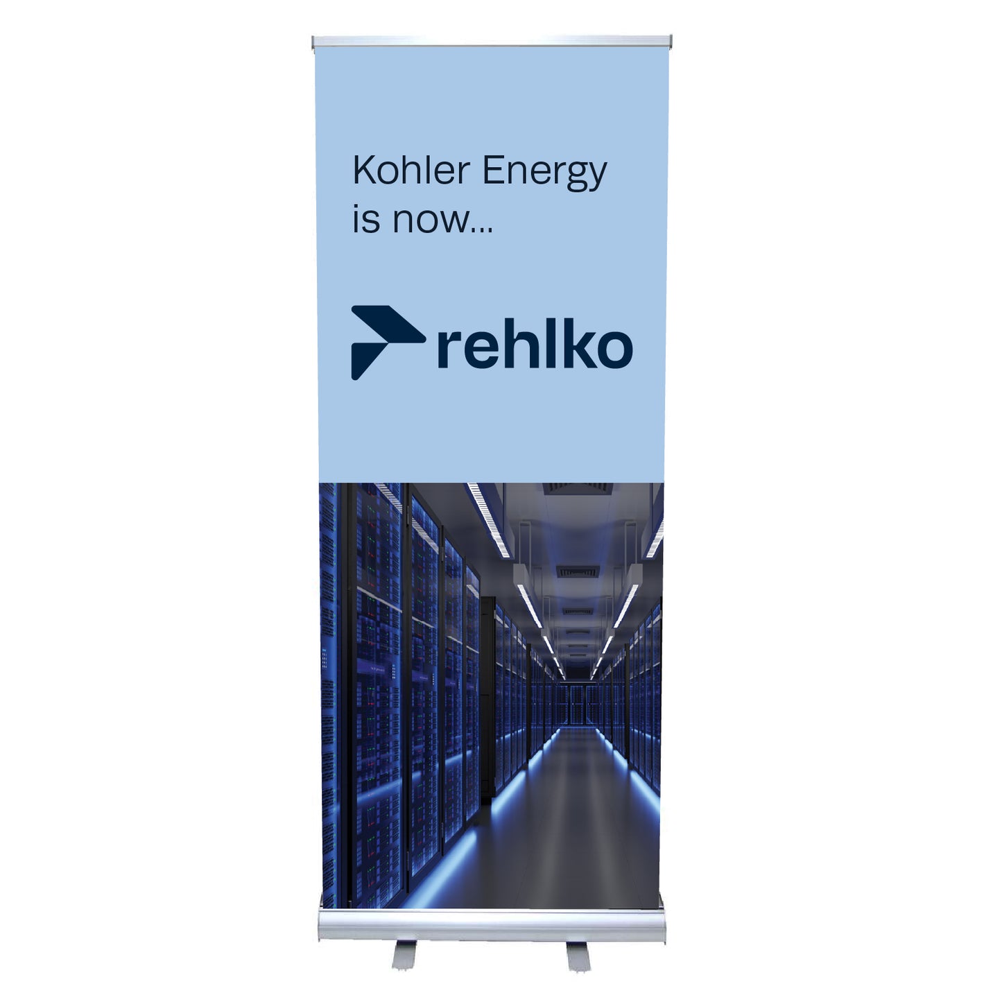Retractable Banner Kohler Energy is now Rehlko