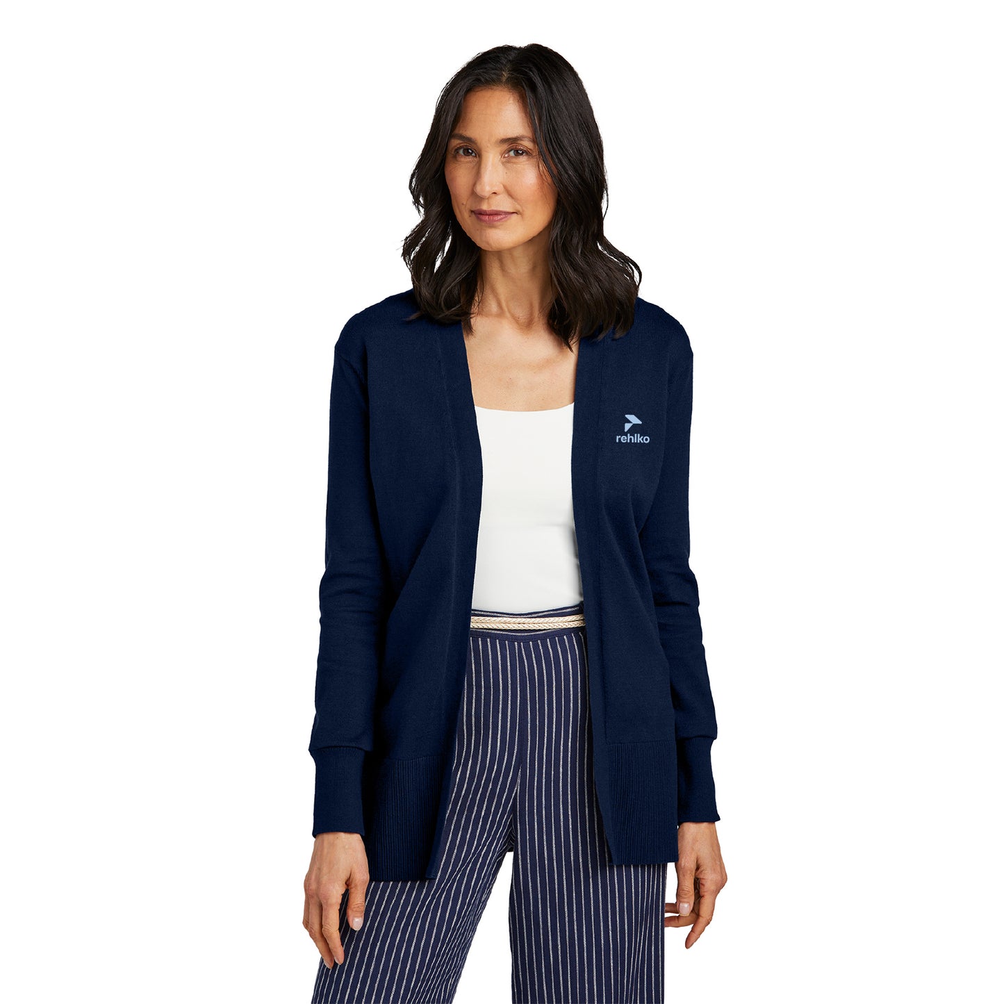 Brooks Brothers® Women’s Cotton Stretch Long Cardigan
