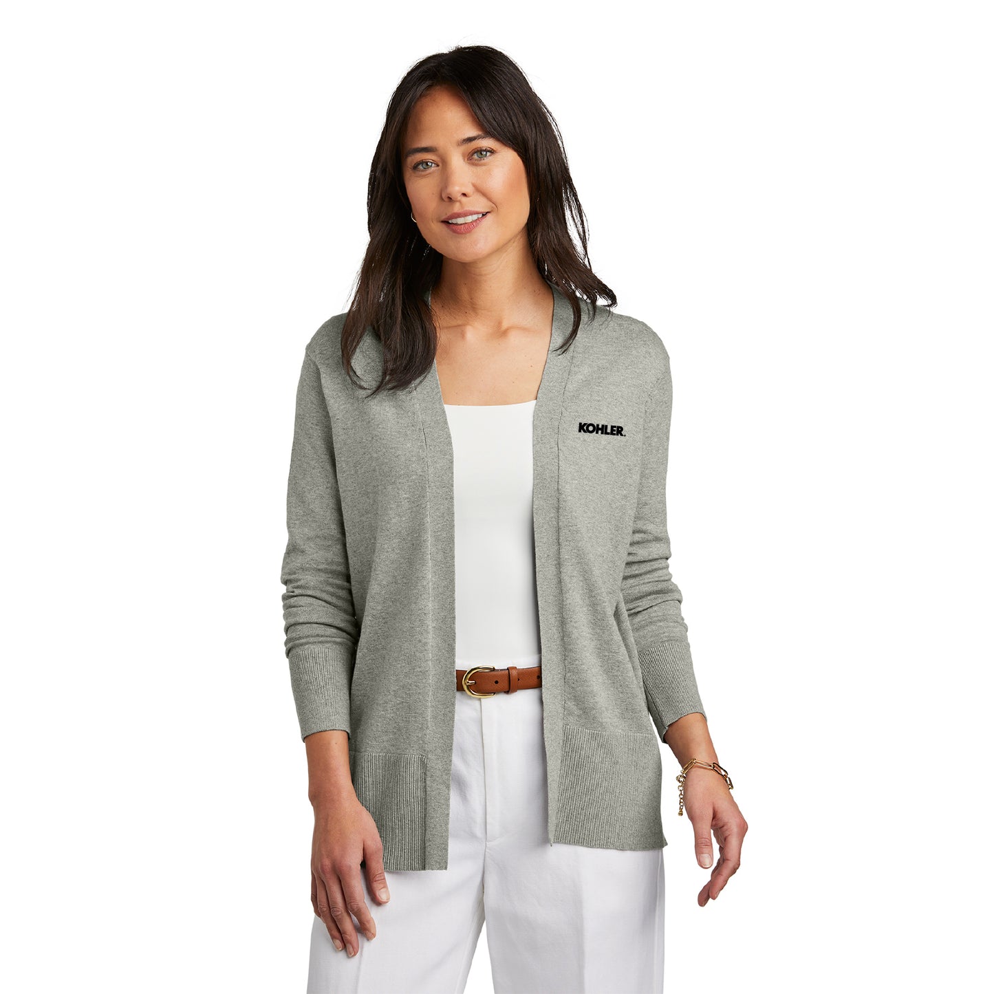 Brooks Brothers® Women's Cotton Stretch Long Cardigan