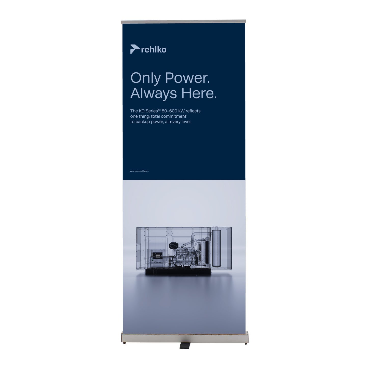 Single Sided Banner Only Power, Always Here