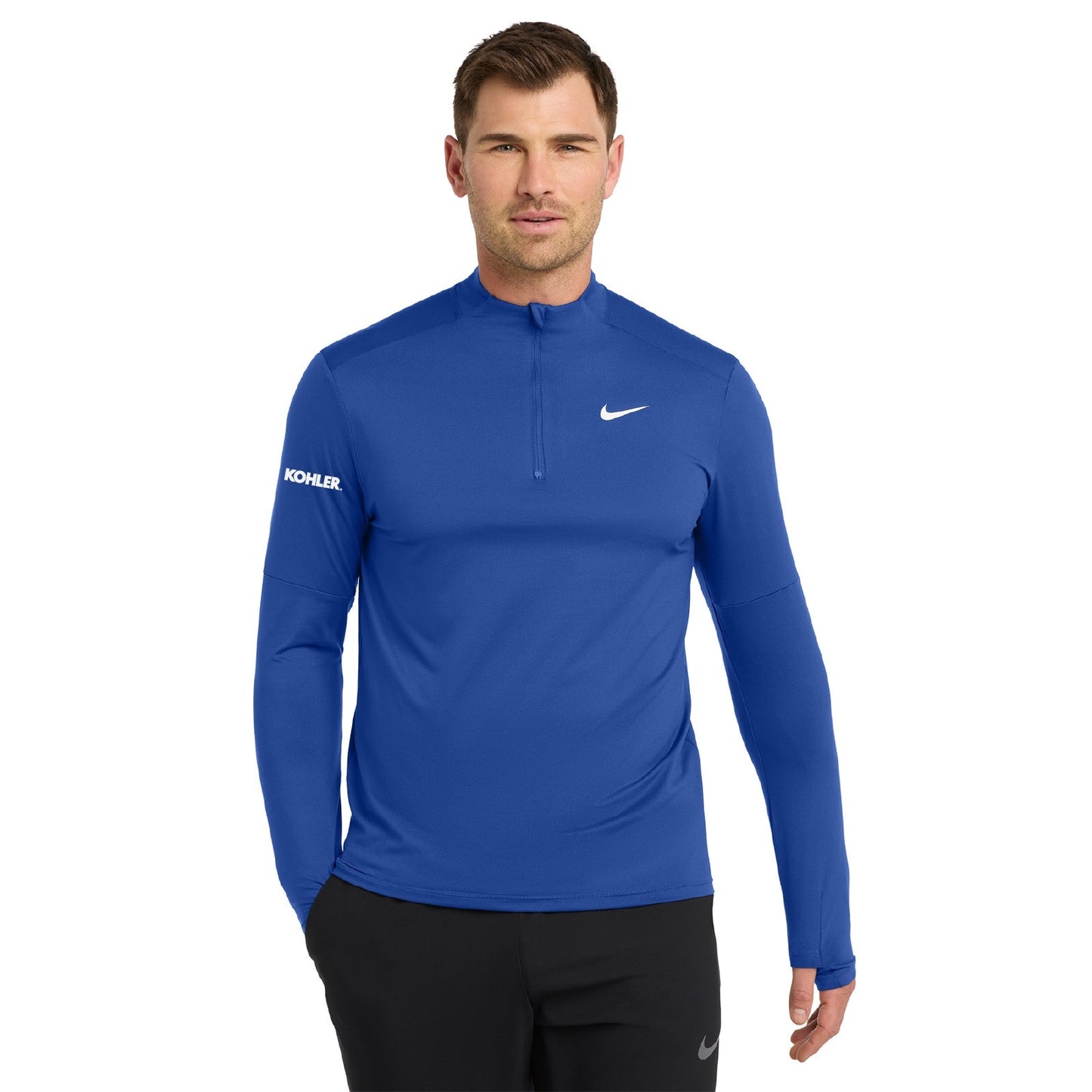 Nike®Dri-Fit男士元素1/2-zip顶部