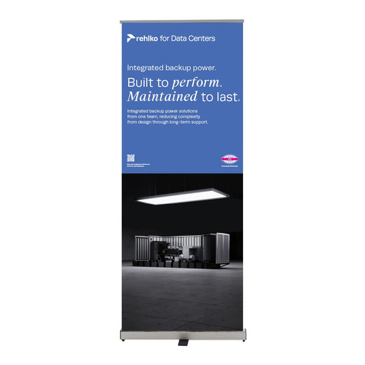 Co Branded Single Sided Banner Rehlko For Data Centers