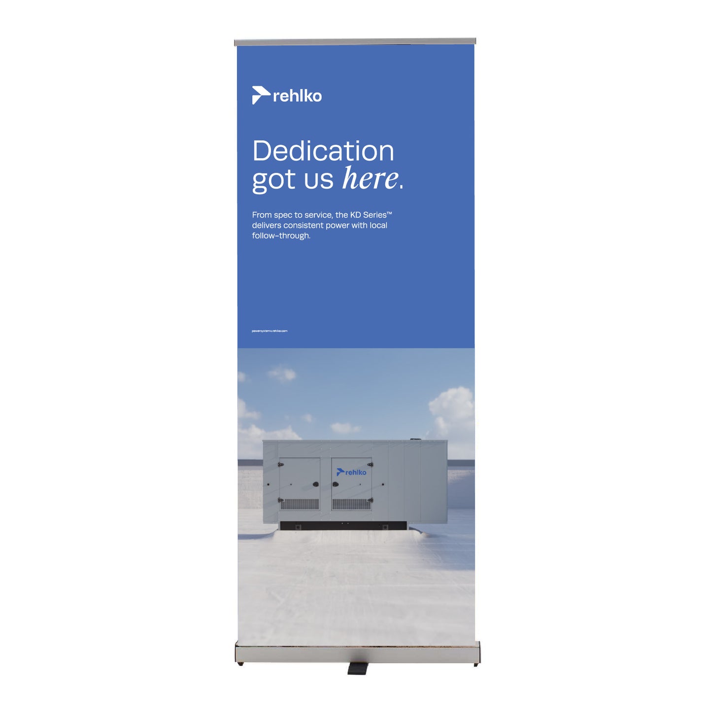 Single Sided Banner Dedication got us here